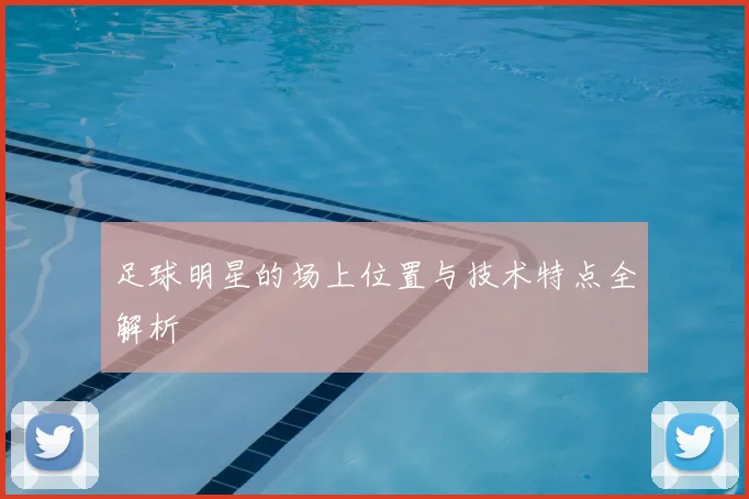 足球明星的场上位置与技术特点全解析