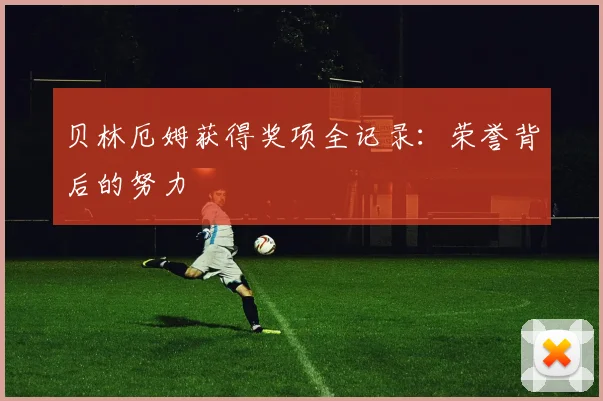 贝林厄姆获得奖项全记录：荣誉背后的努力
